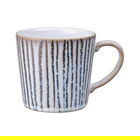 Denby Light Grey Vertical Wax Large Mug