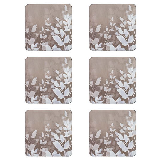 Denby Colours Natural Foliage Coasters Set Of 6