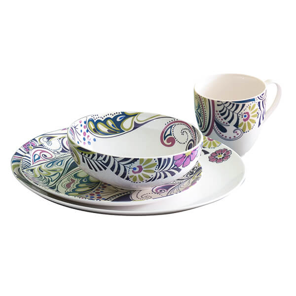 Denby Monsoon Cosmic 16 Piece Tableware Set