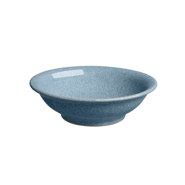 Denby Elements Blue Small Shallow Bowl