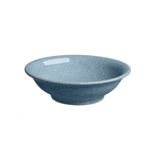Denby Elements Blue Small Shallow Bowl