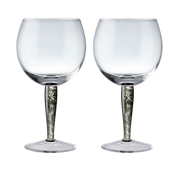 Denby Jet Set Of 2 Gin Glasses