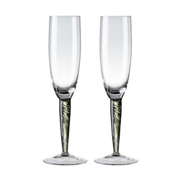 Denby Jet Set Of 2 Champagne Flutes