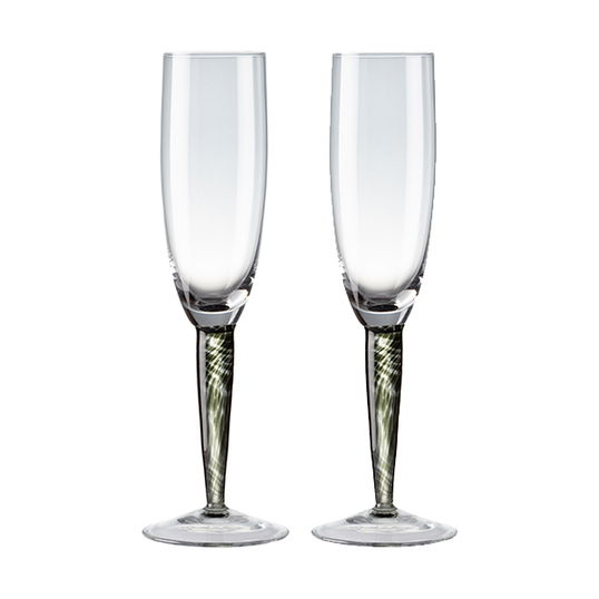 Denby Jet Set Of 2 Champagne Flutes