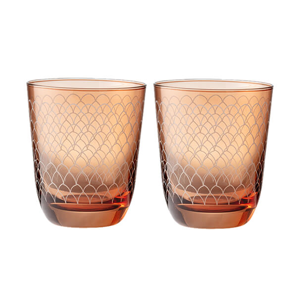 Denby Monsoon Mandala Set Of 2 Tumblers