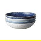 Denby Studio Blue 4 Piece Pasta Bowl Set