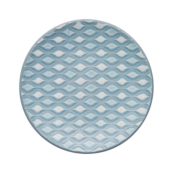 Denby Impression Blue Hourglass Small Plate
