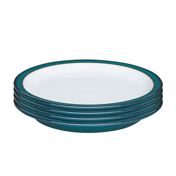 Denby Greenwich Set Of 4 Dinner Plates