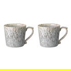 Denby Halo Speckle Pair Of Mugs