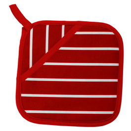 Dexam Rushbrookes Classic Butchers Stripe Pot Grab Red