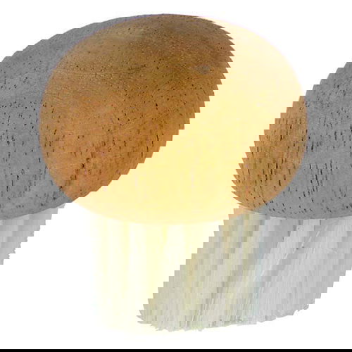 Dexam Farringdon 5cm Rubberwood Mushroom Brush