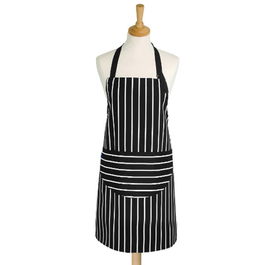 Dexam Rushbrookes Butchers Stripe Medium Apron Slate Grey