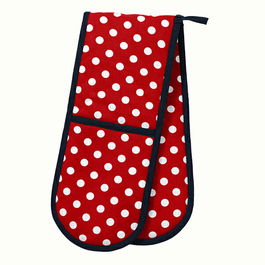 Dexam Polka Double Oven Glove