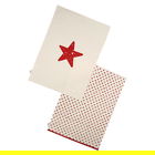 Dexam Star Set of 2 Tea Towels Natural