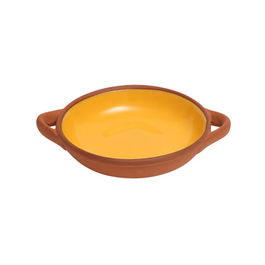 Dexam Sintra Small Glazed Terracotta Tapas Dish Ochre