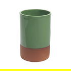 Dexam Sintra Glazed Terracotta Wine Cooler Green