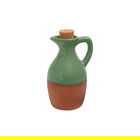 Dexam Sintra Glazed Terracotta Oil Drizzler Green