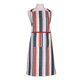 Dexam Recycled Cotton Striped Adult Apron Red
