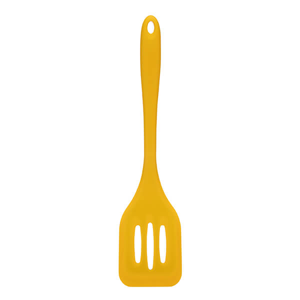 Fusion Twist Silicone Slotted Turner Yellow