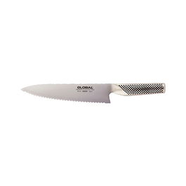 Global G-22 20cm Scalloped Blade Bread Knife