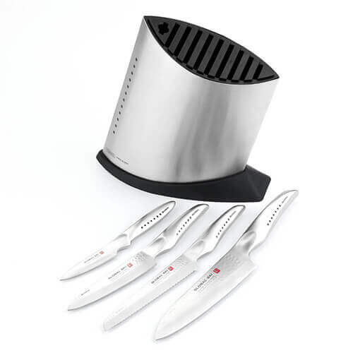 Global Sai 5 Piece Knife Block Set