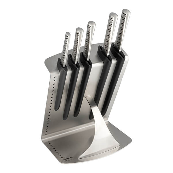 Global Ukon GU-5056B 6 Piece Knife Block Set