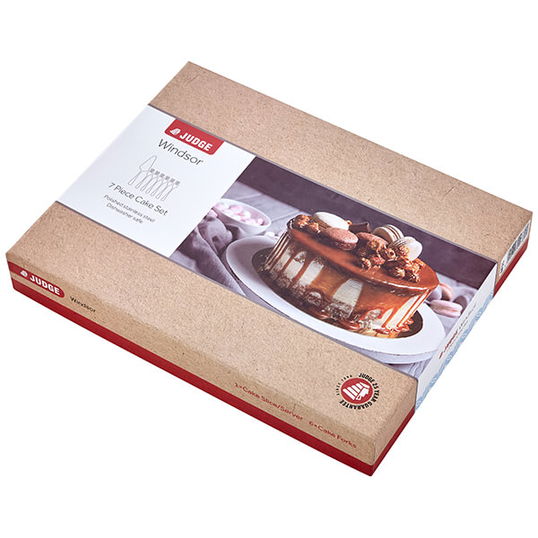 Judge Windsor Cake Slice & Set Of 6 Pastry Forks