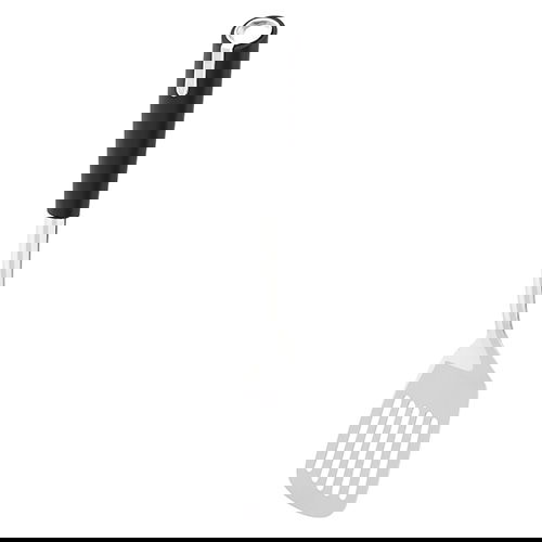 Judge Satin Black Slotted Turner
