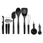 KitchenAid 15-Piece Kitchen Utensil Set Black