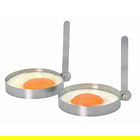 KitchenCraft Stainless Steel Round Egg Rings, Set of Two