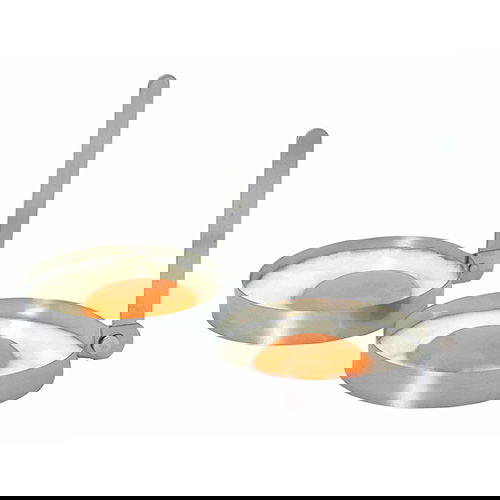 KitchenCraft Stainless Steel Round Egg Rings, Set of Two