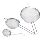 KitchenCraft Set of Three Stainless Steel Fine Mesh Round Sieves