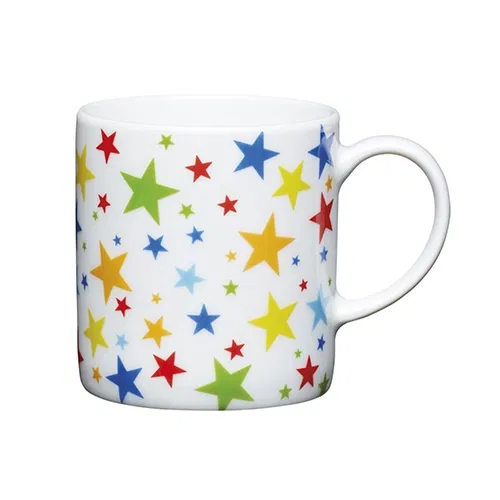 Kitchen Craft Multi-Stars Porcelain Espresso Cup