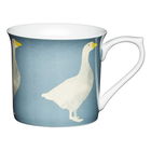 KitchenCraft China 300ml Fluted Mug, Goose