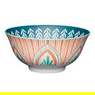 KitchenCraft Colourful Folk Pattern 15.7cm Ceramic Bowl
