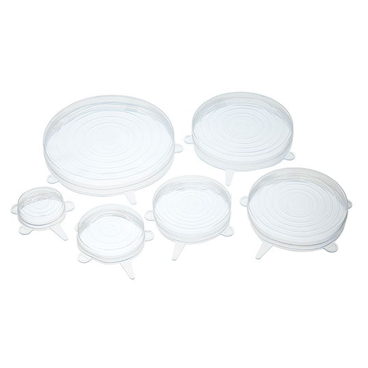 KitchenCraft Set of Six Silicone Lids