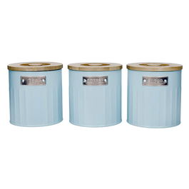 KitchenCraft Tea Coffee Sugar Set Light Blue