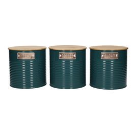 KitchenCraft Tea Coffee Sugar Set Teal