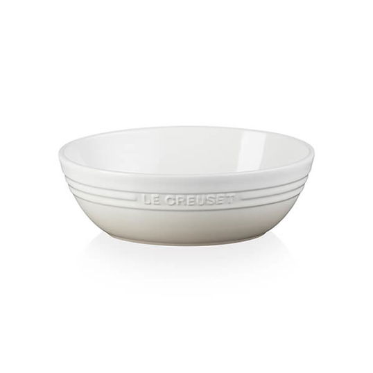 Le Creuset Meringue Stoneware 29cm Oval Serving Bowl