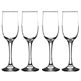 Ravenhead Tulip 200ml Set Of 4 Flute Glasses