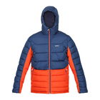 Regatta Mens Nevado VI Puffer Jacket Admiral Blue Rusty Orange