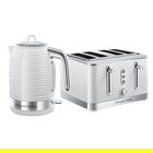 Russell Hobbs Inspire Kettle & 4 Slice Toaster Set White