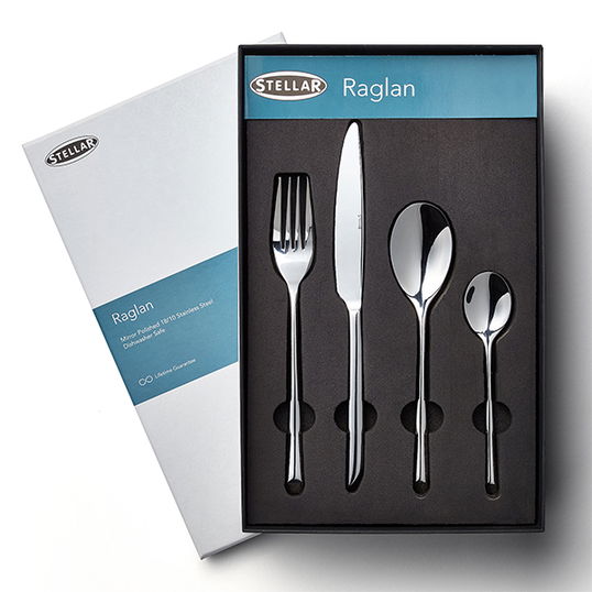 Stellar Raglan Polished 32 Piece Cutlery Gift Box Set