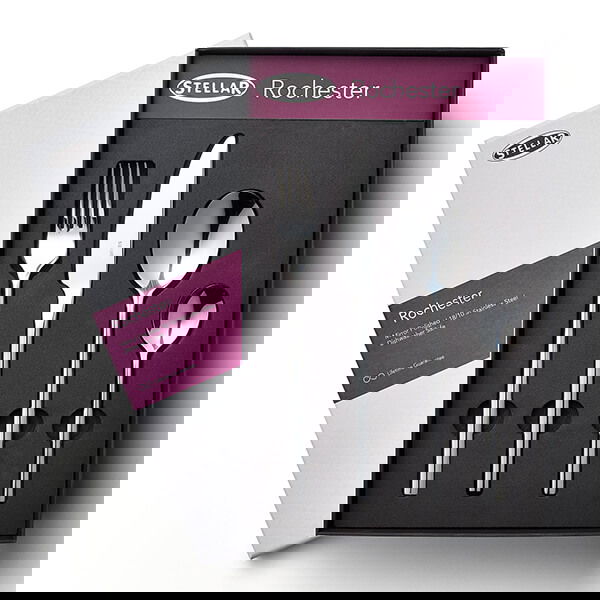 Stellar Rochester Polished 16 Piece Cutlery Gift Box Set