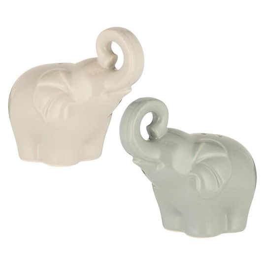 Typhoon World Foods Elephant Salt & Pepper Shakers Set Of 2