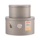 Typhoon Living Set Of 2 Grey Cake Tins