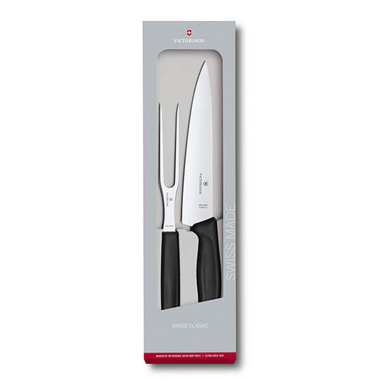 Victorinox Black Swiss Classic Carving Set