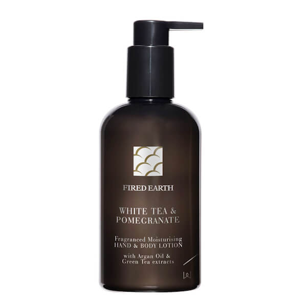 Fired Earth by Wax Lyrical Hand Lotion 300ml White Tea & Pomegranate