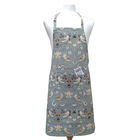 William Morris Strawberry Thief Blue Fabric Apron