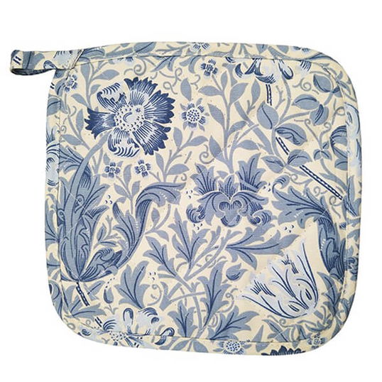 William Morris Blue Compton Quilted Pot Holder